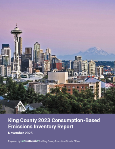 Puget Sound Regional Emissions Analysis (PSREA) report cover